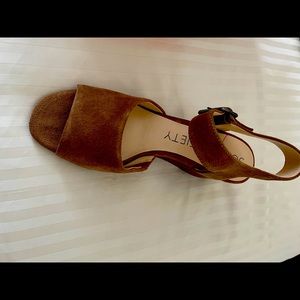 Suede sandals
